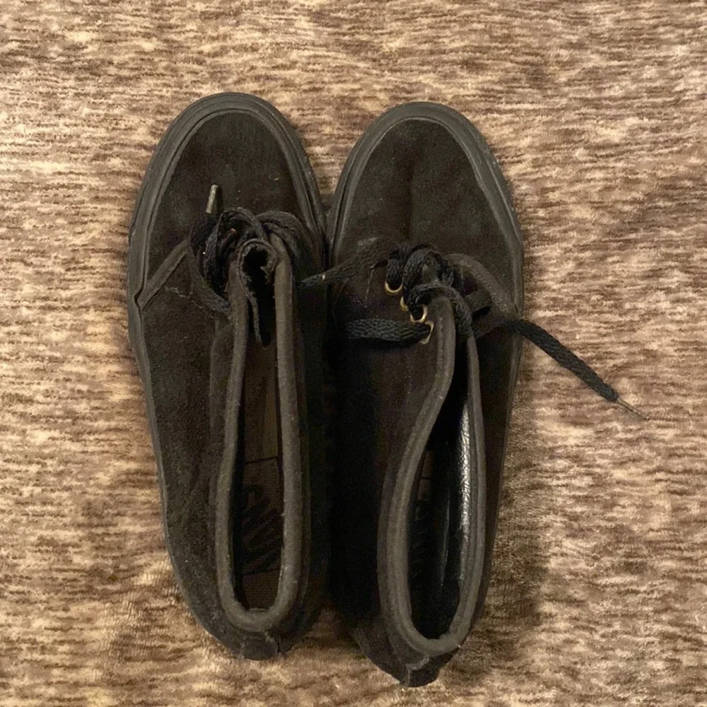 Vintage‎ Black Chukka Boot Padded Collar Suede Vans